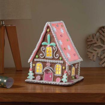 Schweizer Lebkuchen-Chalet 22.5 x 18 x 15.5cm / Gingerbread Swiss Chalet